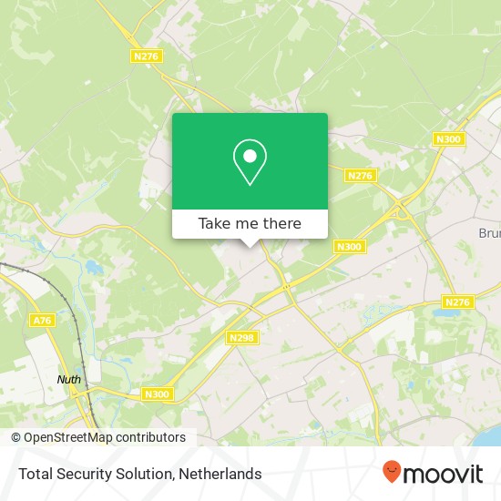 Total Security Solution, Panhuisstraat 2A kaart