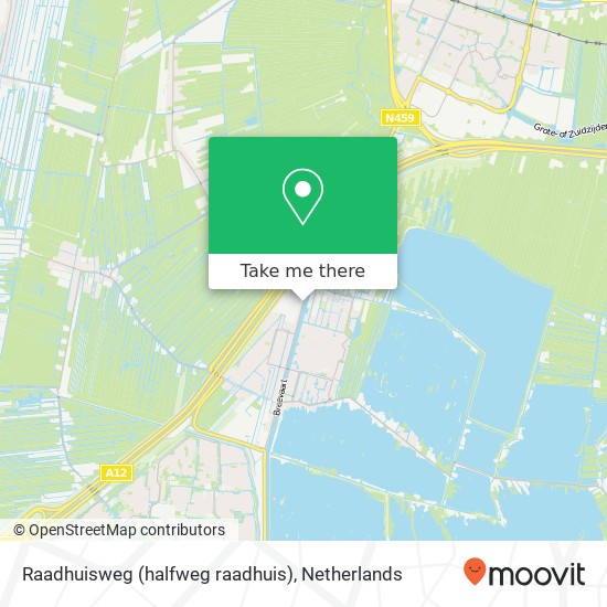 Raadhuisweg (halfweg raadhuis), 2811 KA Reeuwijk-Brug kaart