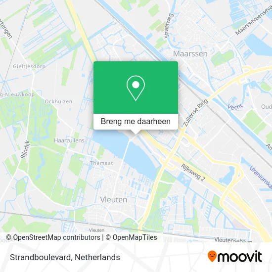 Strandboulevard kaart