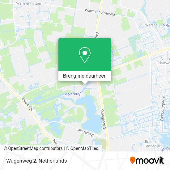 Wagenweg 2 kaart