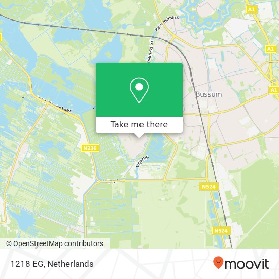 1218 EG, 1218 EG Hilversum, Nederland kaart