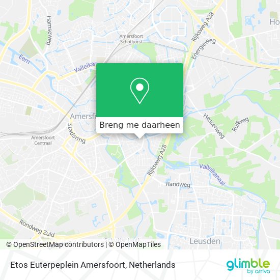 Etos Euterpeplein Amersfoort kaart