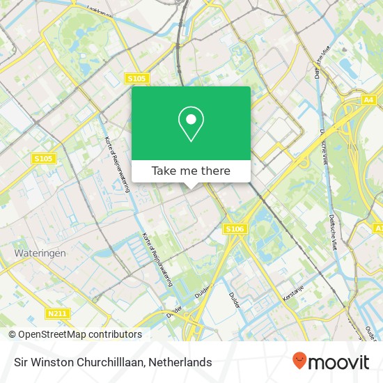 Sir Winston Churchilllaan, 2285 Rijswijk kaart