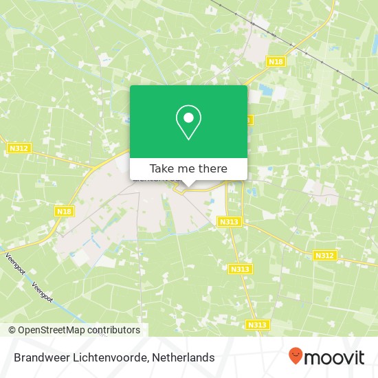 Brandweer Lichtenvoorde kaart