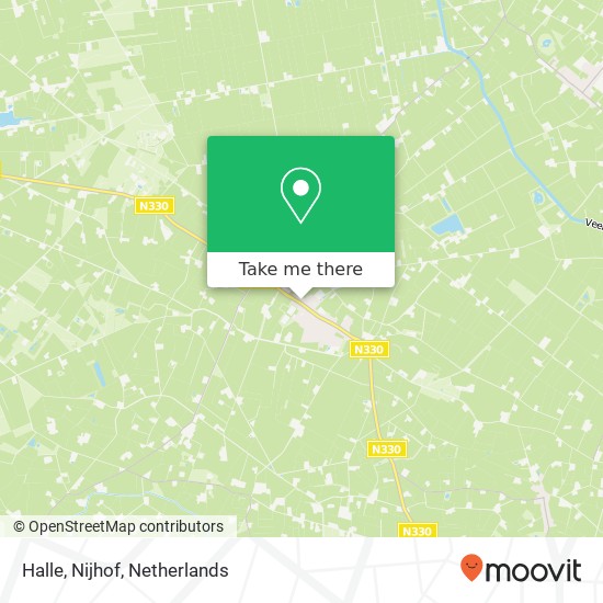 Halle, Nijhof kaart