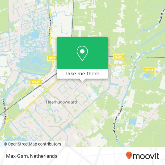 Max-Gsm, Raadhuisstraat 6 kaart