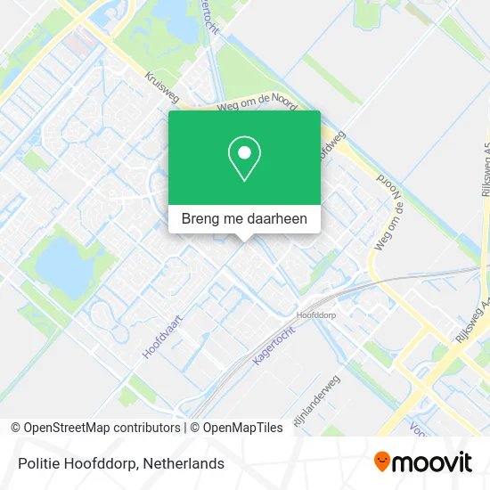 Politie Hoofddorp kaart