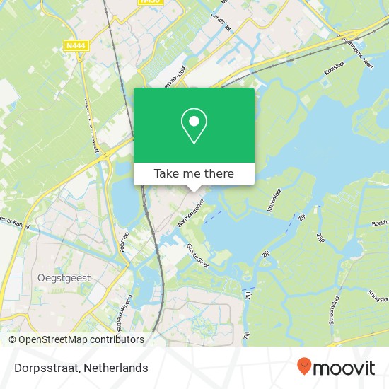 Dorpsstraat, 2361 GH Warmond kaart