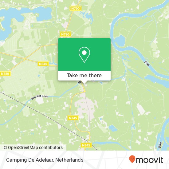 Camping De Adelaar, Camping De Adelaar, Rijksstraatweg 49, 7383 AL Voorst, Nederland kaart