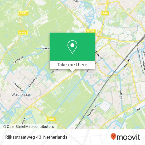 Rijksstraatweg 43, Rijksstraatweg 43, 2241 BW Wassenaar, Nederland kaart