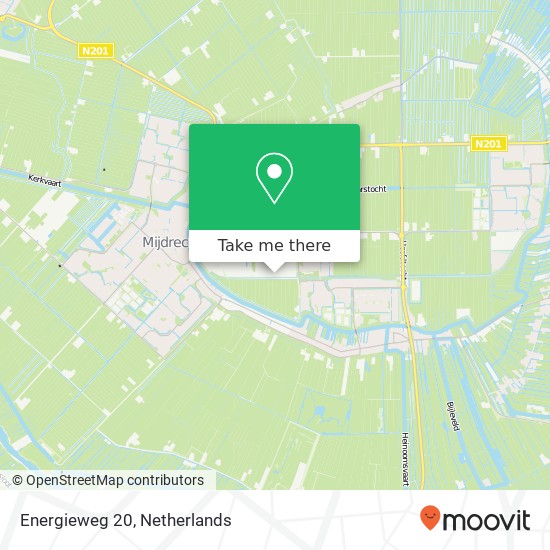 Energieweg 20, 3641 RT Mijdrecht kaart