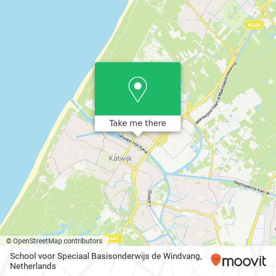 School voor Speciaal Basisonderwijs de Windvang, Van Lierestraat 6 kaart