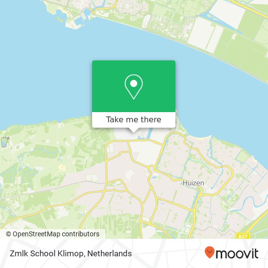 Zmlk School Klimop, IJsselmeerstraat 3 kaart