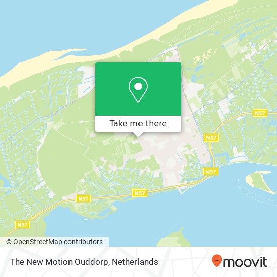 The New Motion Ouddorp kaart