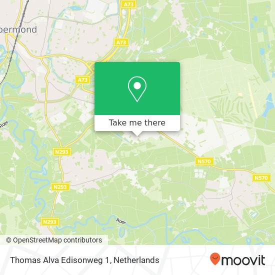 Thomas Alva Edisonweg 1, 6045 GN Roermond kaart