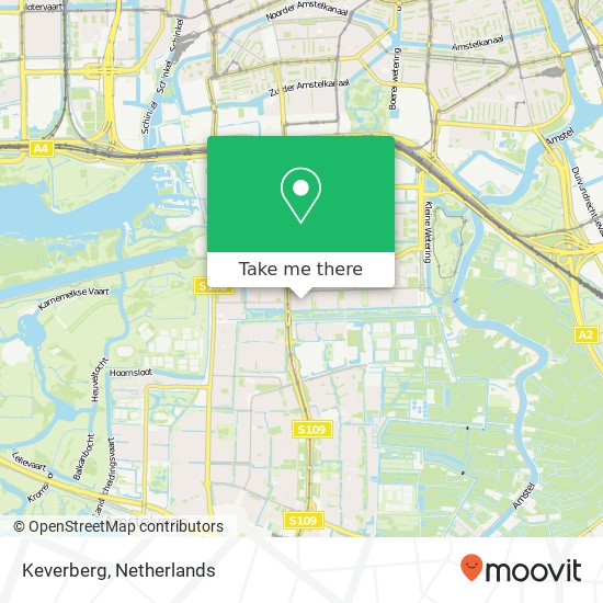 Keverberg, Keverberg, 1082 BE Amsterdam, Nederland kaart