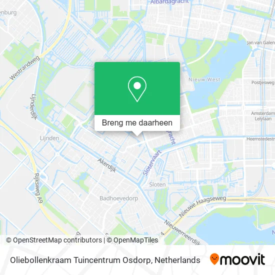 Oliebollenkraam Tuincentrum Osdorp kaart