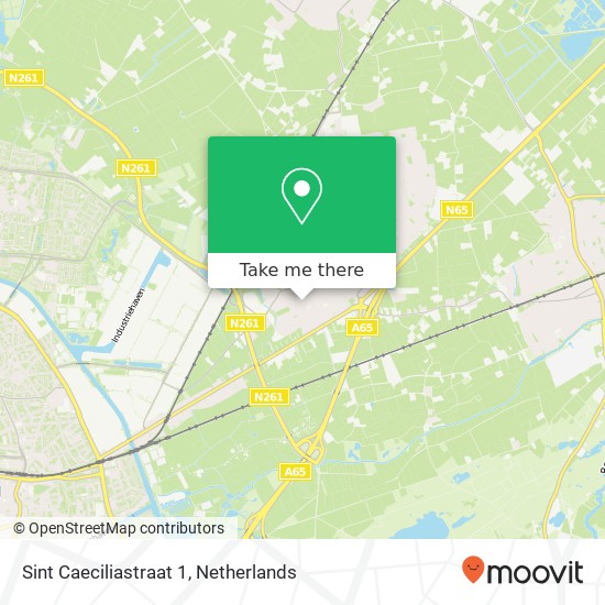 Sint Caeciliastraat 1, 5056 SJ Berkel-Enschot kaart