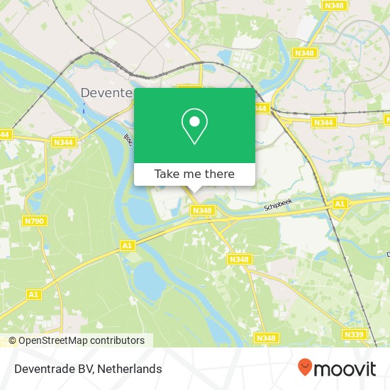 Deventrade BV, Bergweidedijk kaart