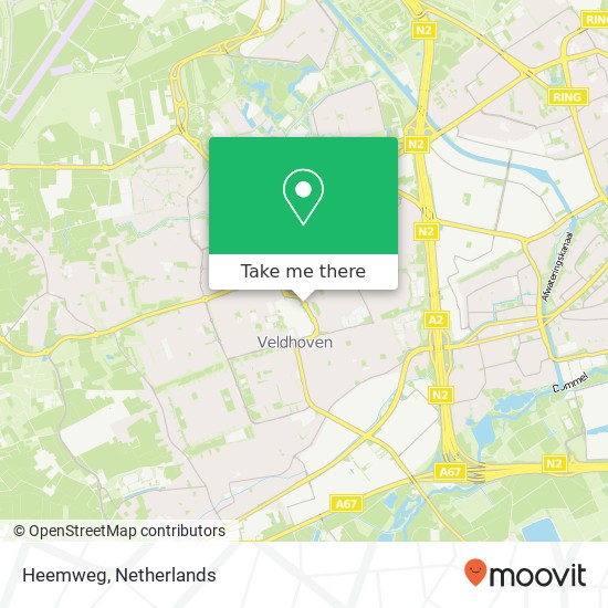 Heemweg, Heemweg, Veldhoven, Nederland kaart