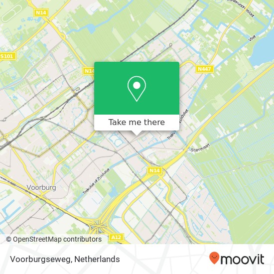 Voorburgseweg, 2272 AG Voorburg kaart