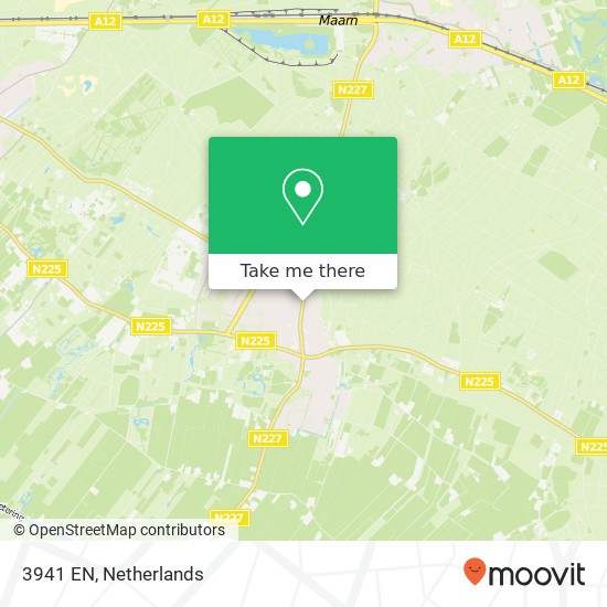 3941 EN, 3941 EN Doorn, Nederland kaart