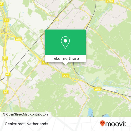 Genkstraat, Genkstraat, 6164 Geleen, Nederland kaart