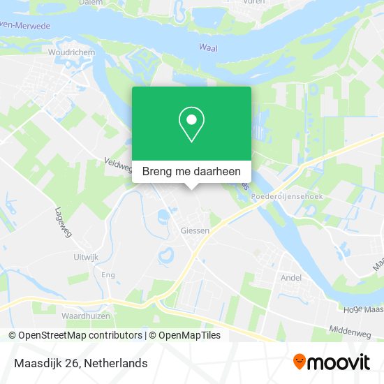 Maasdijk 26 kaart