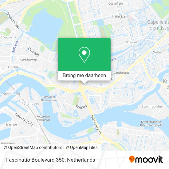 Fascinatio Boulevard 350 kaart