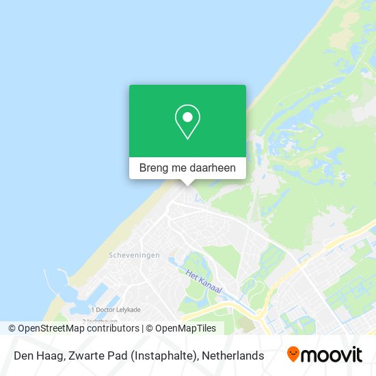 Den Haag, Zwarte Pad (Instaphalte) kaart