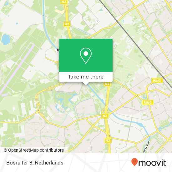 Bosruiter 8, Bosruiter 8, 5658 CM Eindhoven, Nederland kaart