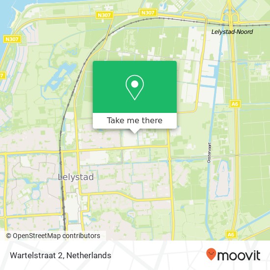 Wartelstraat 2, Wartelstraat 2, 8223 EH Lelystad, Nederland kaart