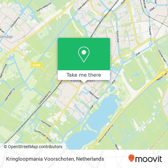 Kringloopmania Voorschoten, Schoolstraat 32 kaart