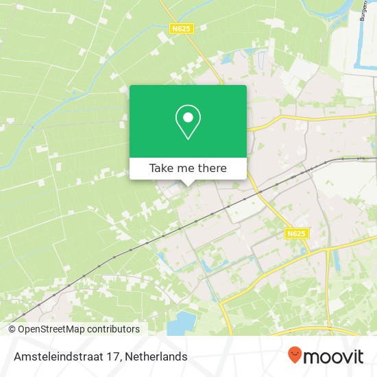 Amsteleindstraat 17, 5345 HA Oss kaart
