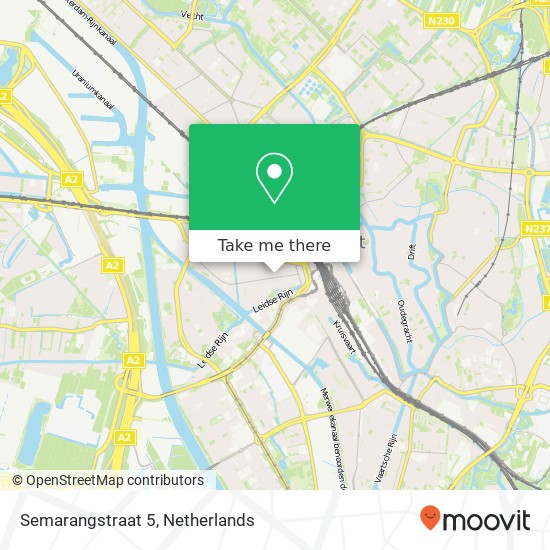 Semarangstraat 5, 3531 RH Utrecht kaart