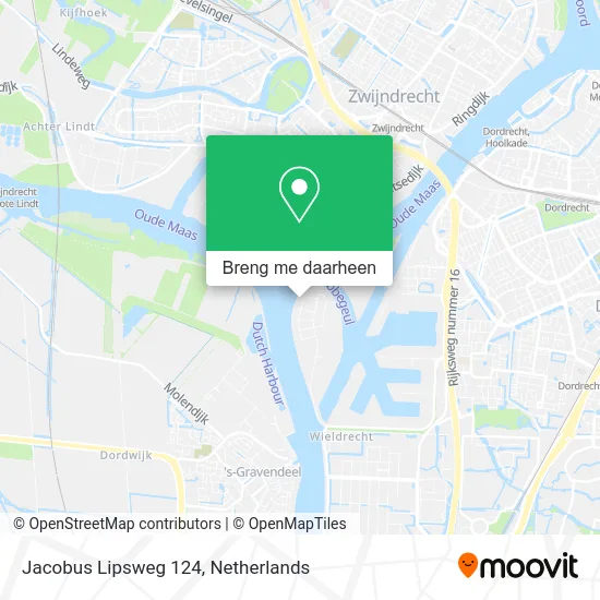 Jacobus Lipsweg 124 kaart