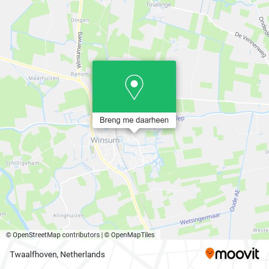 Twaalfhoven kaart