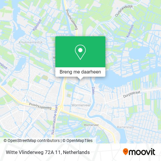 Witte Vlinderweg 72A 11 kaart