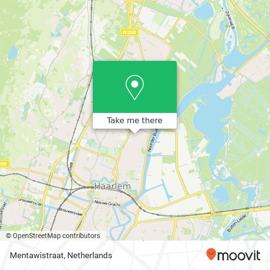 Mentawistraat, Mentawistraat, 2022 Haarlem, Nederland kaart