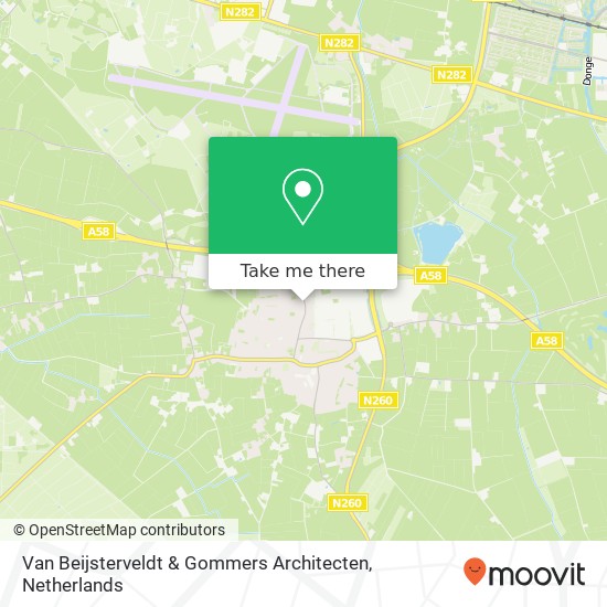 Van Beijsterveldt & Gommers Architecten, Nieuwstraat 87 kaart