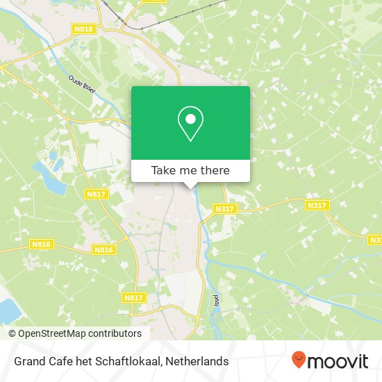 Grand Cafe het Schaftlokaal, Hutteweg 24 kaart