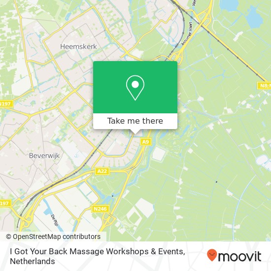 I Got Your Back Massage Workshops & Events, Schrijverskwartier 9 kaart