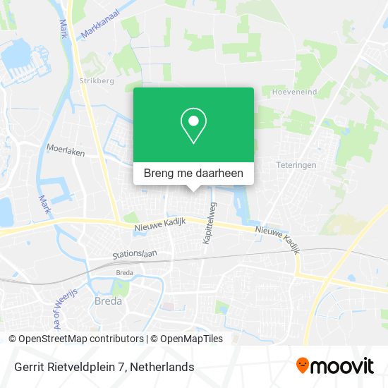 Gerrit Rietveldplein 7 kaart