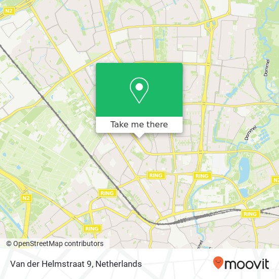 Van der Helmstraat 9, 5622 KS Eindhoven kaart