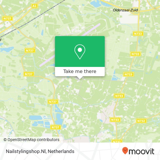 Nailstylingshop.Nl, Vliegveldweg kaart