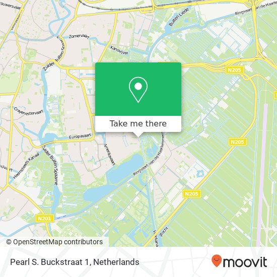 Pearl S. Buckstraat 1, 2037 MG Haarlem kaart