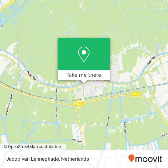 Jacob van Lennepkade, 2394 Hazerswoude-Rijndijk kaart