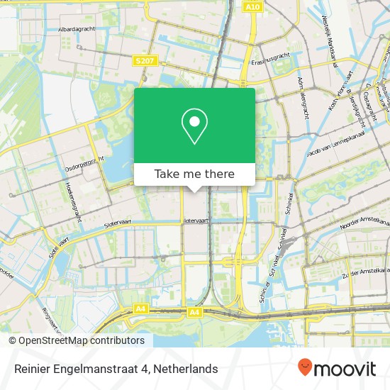 Reinier Engelmanstraat 4, 1065 TT Amsterdam kaart