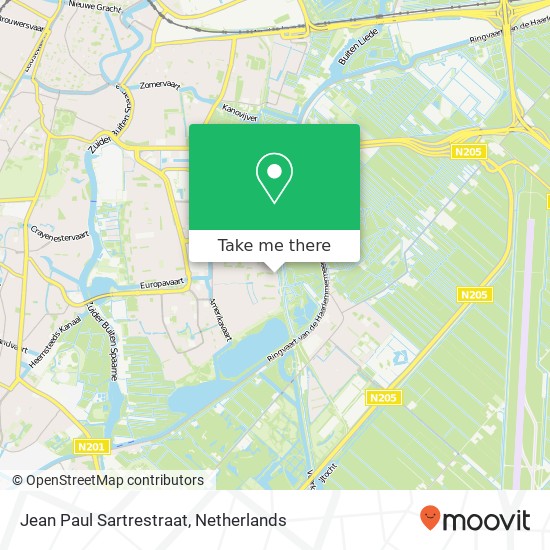 Jean Paul Sartrestraat, 2037 MC Haarlem kaart