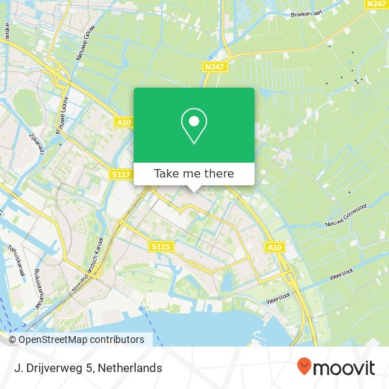 J. Drijverweg 5, J. Drijverweg 5, 1025 BH Amsterdam, Nederland kaart